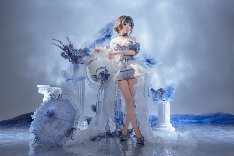 《碧蓝航线 柴郡礼服废稿》｜面饼仙儿 · 21张写真
