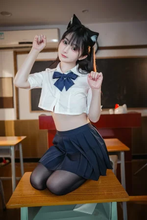 《JK猫耳》｜桜井宁宁 · 150张写真、1 个视频