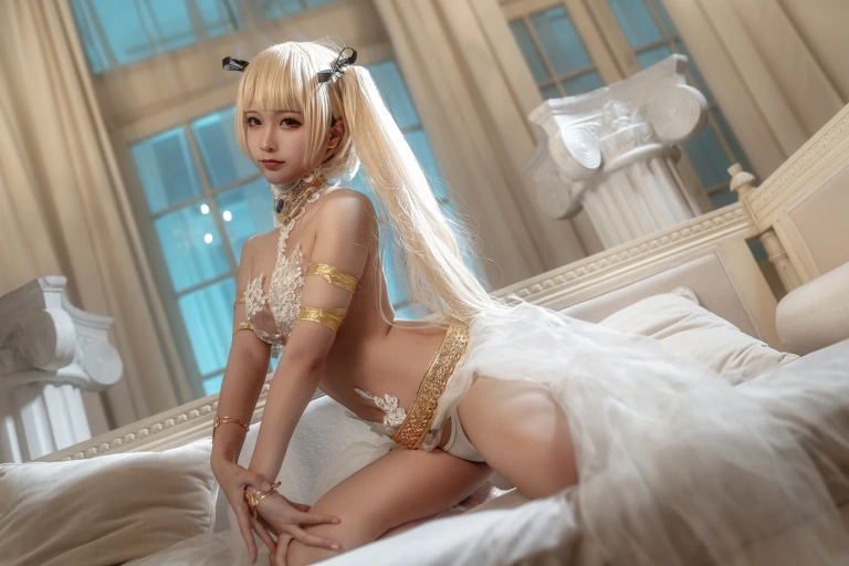 《沫沫真爱版 玛丽罗斯礼服》｜蠢沫沫 · 40张写真