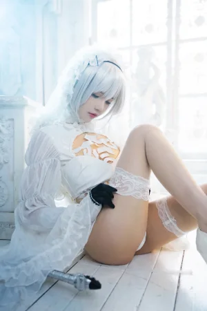 《2b花嫁》｜桜桃喵 · 69张写真