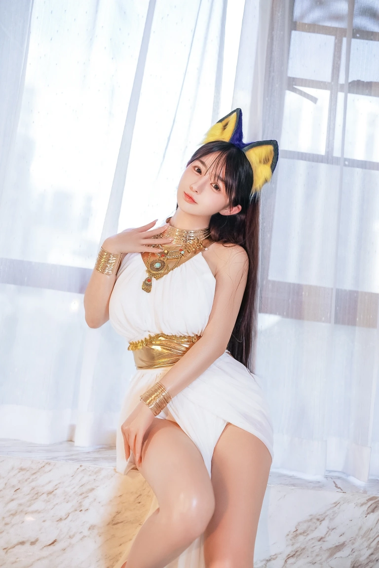 《白色猫娘》｜桜井宁宁 · 132张写真
