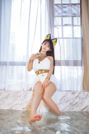 《白色猫娘》｜桜井宁宁 · 132张写真