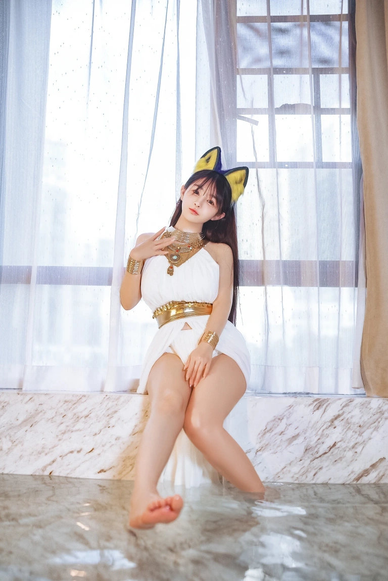 《白色猫娘》｜桜井宁宁 · 132张写真