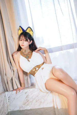 《白色猫娘》｜桜井宁宁 · 132张写真