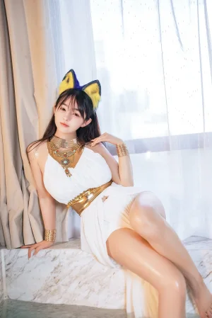 《白色猫娘》｜桜井宁宁 · 132张写真