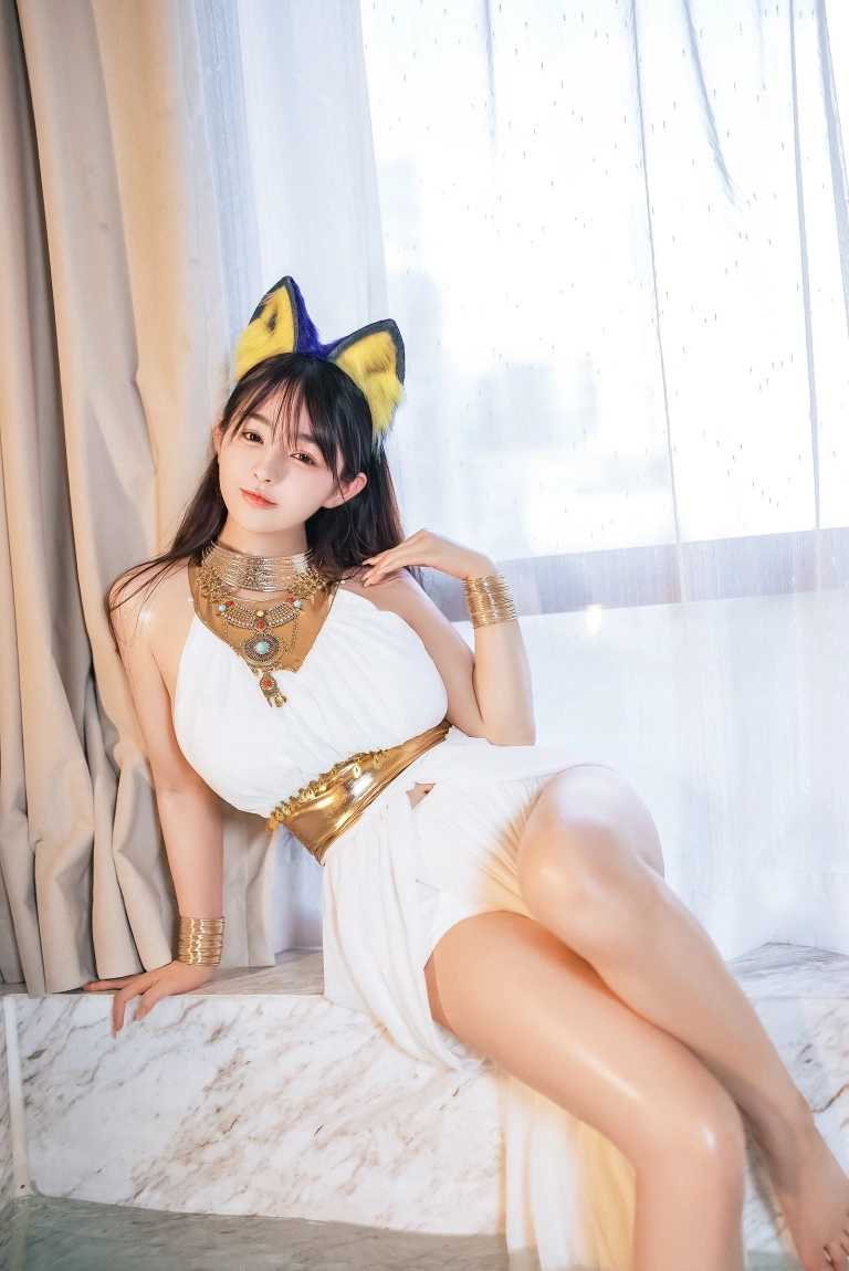 《白色猫娘》｜桜井宁宁 · 132张写真