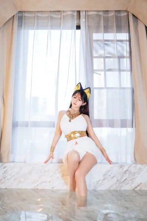 《白色猫娘》｜桜井宁宁 · 132张写真