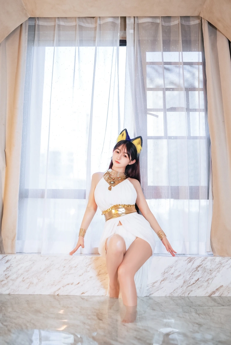 《白色猫娘》｜桜井宁宁 · 132张写真