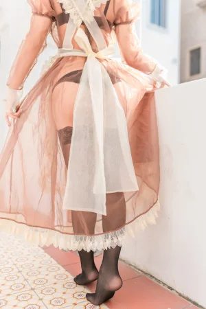 《沫沫真爱版 纱-室外女仆》｜蠢沫沫 · 40张写真