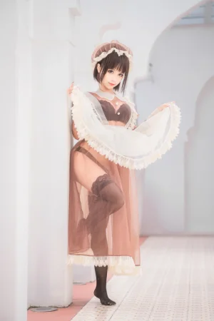 《沫沫真爱版 纱-室外女仆》｜蠢沫沫 · 40张写真