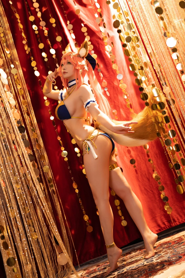 《2022月度计划 7月套图B FGO-玉藻前舞娘》｜星之迟迟 · 36张写真