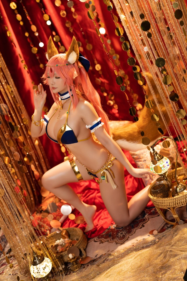 《2022月度计划 7月套图B FGO-玉藻前舞娘》｜星之迟迟 · 36张写真