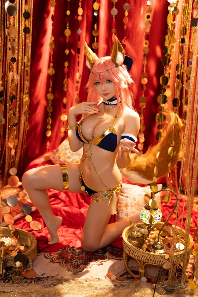 《2022月度计划 7月套图B FGO-玉藻前舞娘》｜星之迟迟 · 36张写真