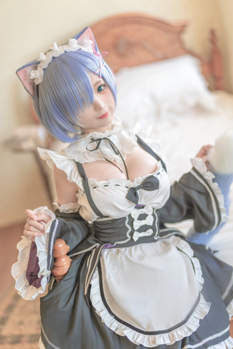 《猫耳雷姆》｜蠢沫沫 · 33张写真