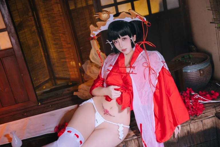 《辉夜巫女》｜日奈娇(椎名莜) · 130张写真、1 个视频