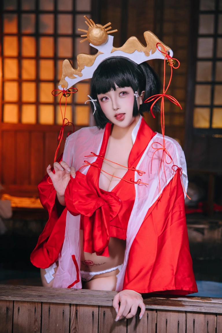 《辉夜巫女》｜日奈娇(椎名莜) · 130张写真、1 个视频