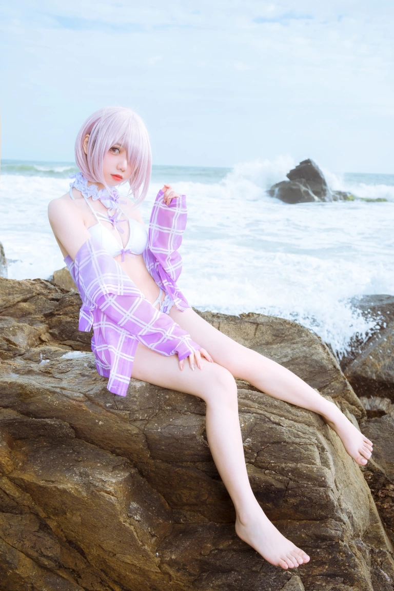 《海边玛修》｜果咩酱 · 35张写真