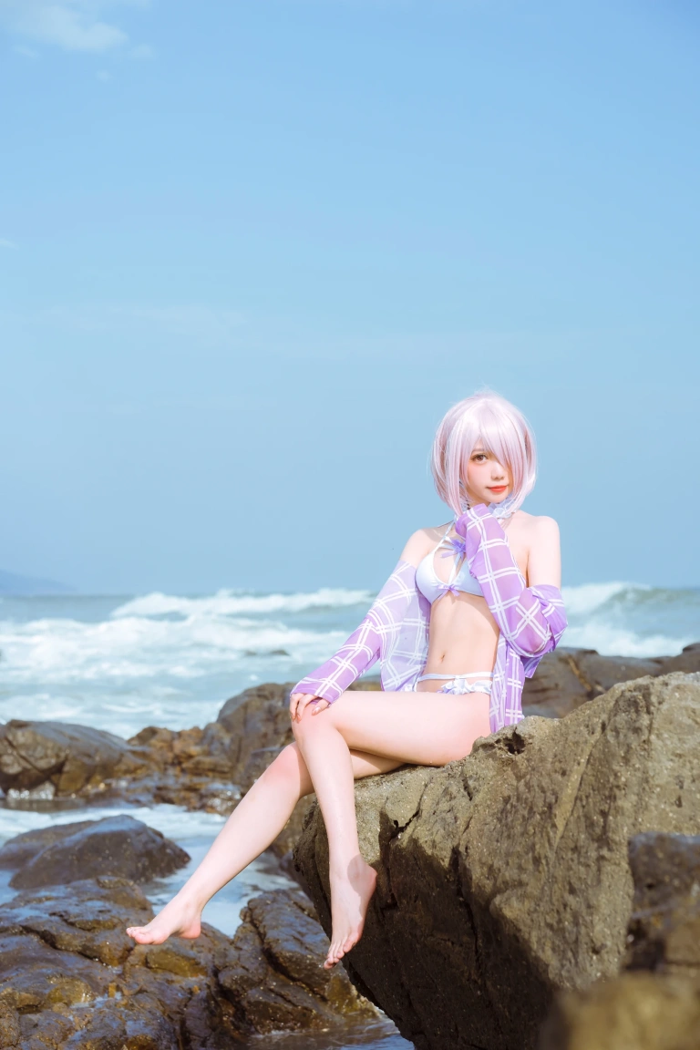 《海边玛修》｜果咩酱 · 35张写真
