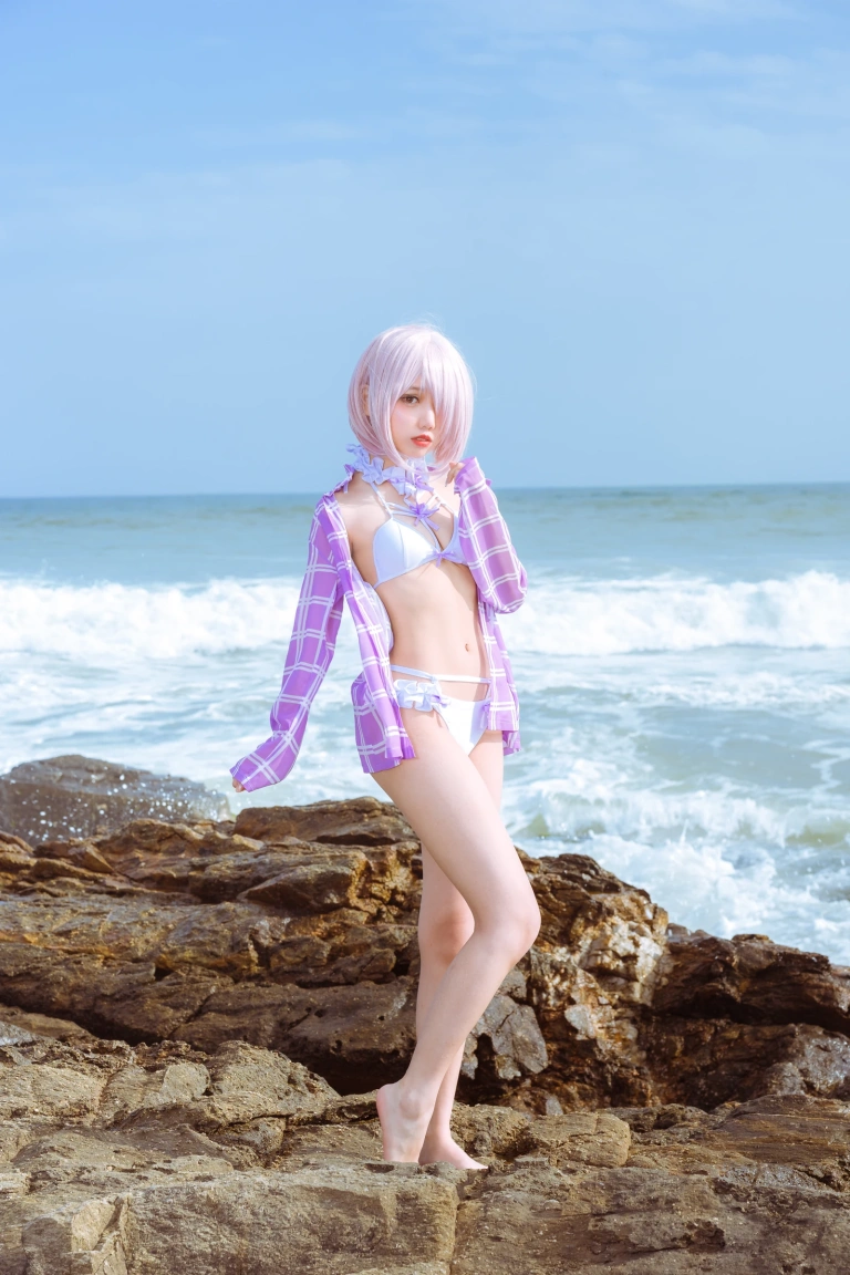 《海边玛修》｜果咩酱 · 35张写真