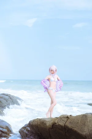 《海边玛修》｜果咩酱 · 35张写真