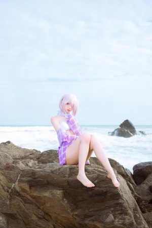 《海边玛修》｜果咩酱 · 35张写真