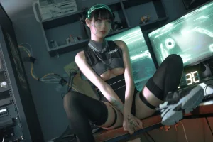 《仿生人形》｜周叽是可爱兔兔 · 38张写真