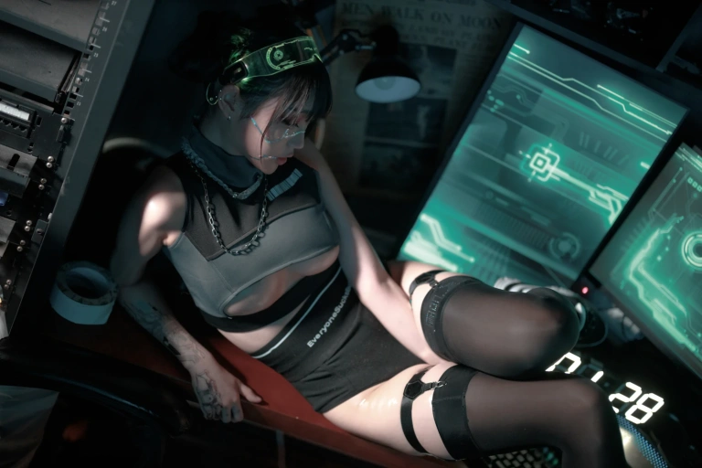 《仿生人形》｜周叽是可爱兔兔 · 38张写真