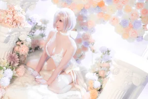 《2023年3月计划C FGO 玛修婚纱》｜星之迟迟 · 78张写真、1 个视频