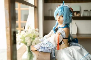 《甘雨女仆》｜蠢沫沫 · 14张写真