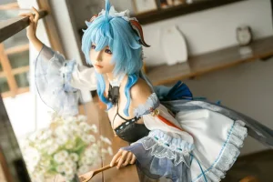 《甘雨女仆》｜蠢沫沫 · 14张写真