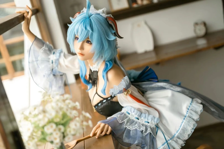 《甘雨女仆》｜蠢沫沫 · 14张写真