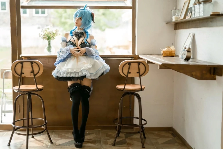 《甘雨女仆》｜蠢沫沫 · 14张写真