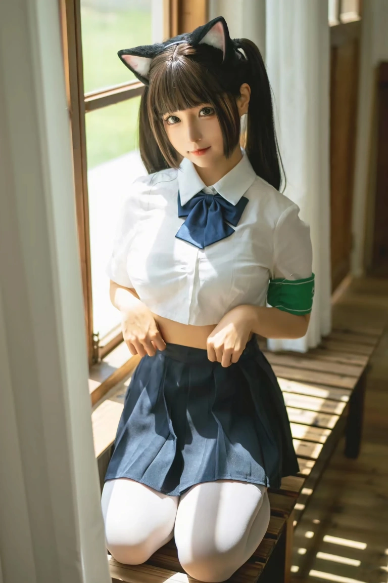 《关于我学妹是个猫娘这件事》｜蠢沫沫 · 22张写真