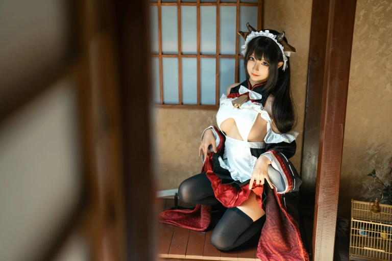 《牛牛女仆》｜蠢沫沫 · 15张写真
