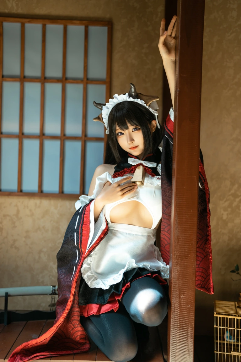 《牛牛女仆》｜蠢沫沫 · 15张写真
