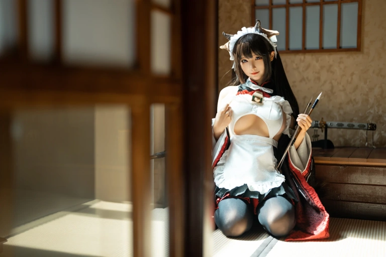 《牛牛女仆》｜蠢沫沫 · 15张写真
