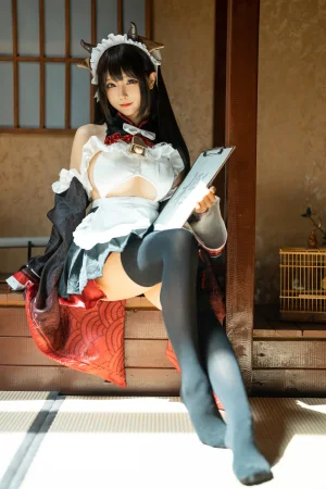 《牛牛女仆》｜蠢沫沫 · 15张写真