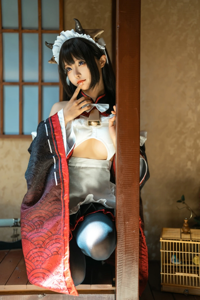 《牛牛女仆》｜蠢沫沫 · 15张写真
