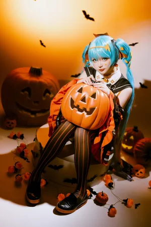 《2023年10月计划 赠品 万圣节MIKU》｜星之迟迟 · 53张写真