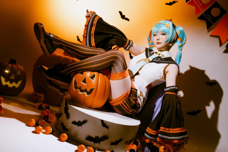 《2023年10月计划 赠品 万圣节MIKU》｜星之迟迟 · 53张写真