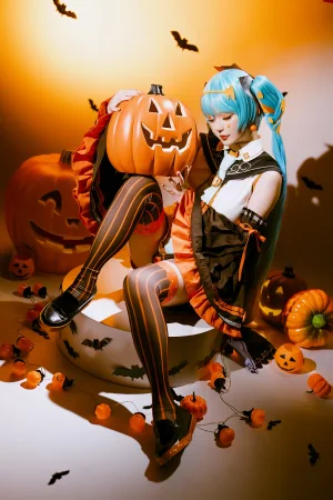 《2023年10月计划 赠品 万圣节MIKU》｜星之迟迟 · 53张写真