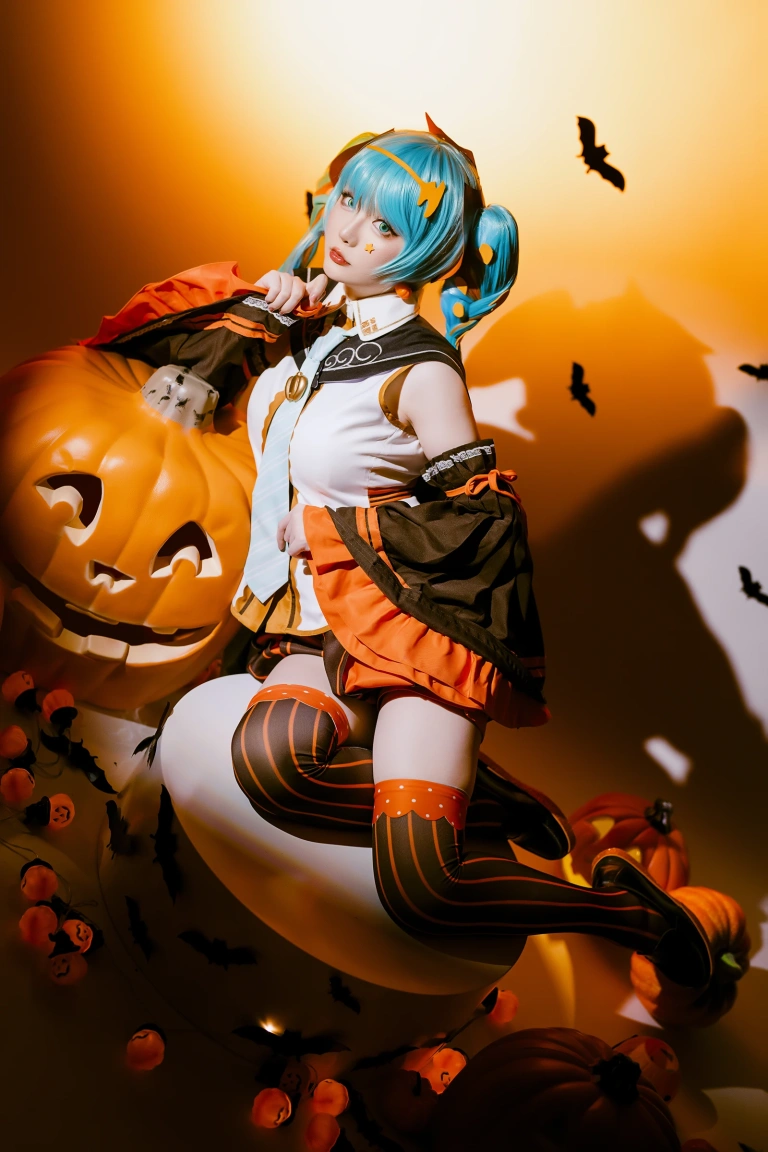 《2023年10月计划 赠品 万圣节MIKU》｜星之迟迟 · 53张写真