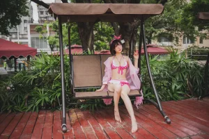 《圣人惠水着》｜周叽是可爱兔兔 · 19张写真