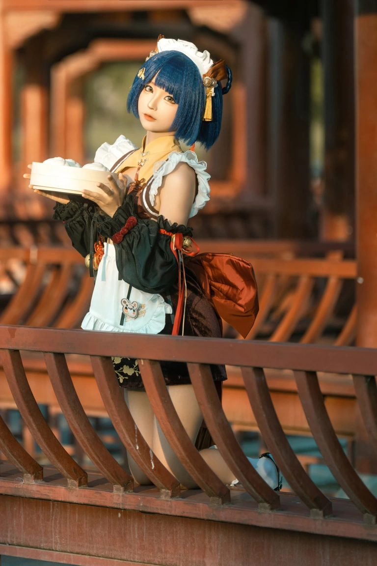 《香菱女仆》｜蠢沫沫 · 27张写真
