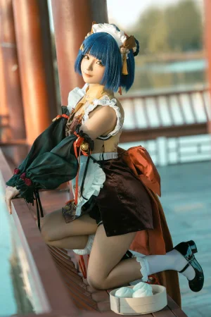 《香菱女仆》｜蠢沫沫 · 27张写真