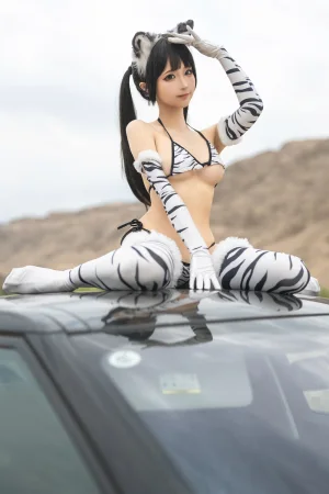 《车内白虎》｜蠢沫沫 · 14张写真