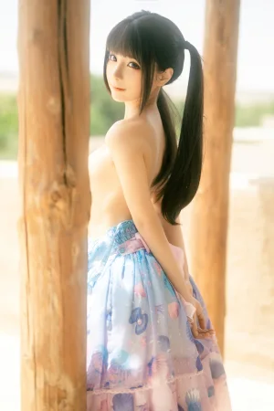 《可爱粉裙》｜蠢沫沫 · 13张写真
