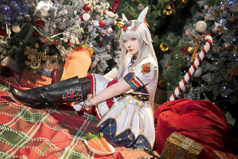 《2023年12月计划赠品 赛马娘 小栗帽 圣诞衣装》｜星之迟迟 · 48张写真