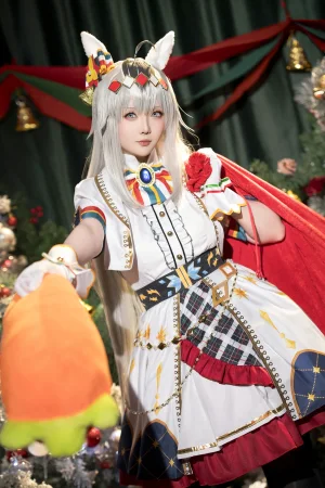 《2023年12月计划赠品 赛马娘 小栗帽 圣诞衣装》｜星之迟迟 · 48张写真