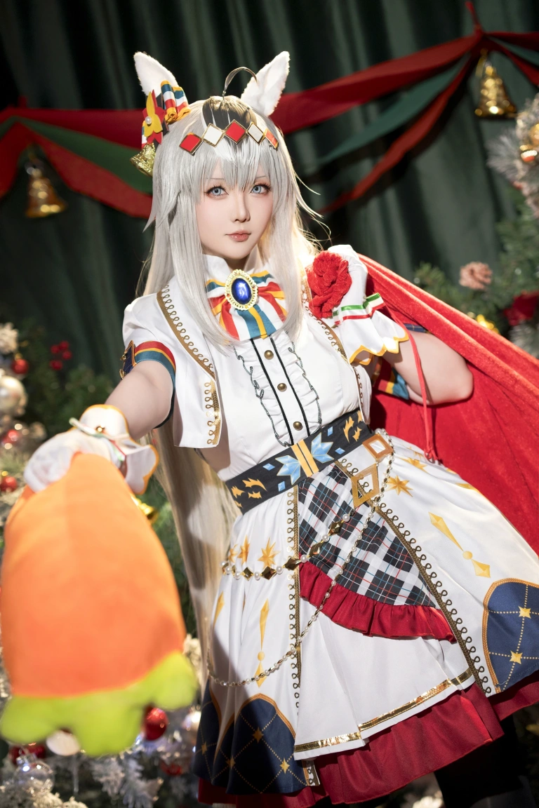 《2023年12月计划赠品 赛马娘 小栗帽 圣诞衣装》｜星之迟迟 · 48张写真